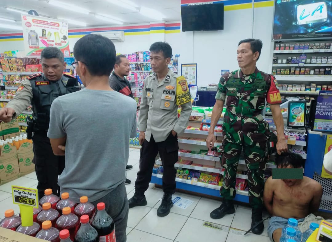 Kesigapan Babinsa Koramil Jatinegara dan Bhabinkamtibmas Amankan 1 orang Rampok/Begal