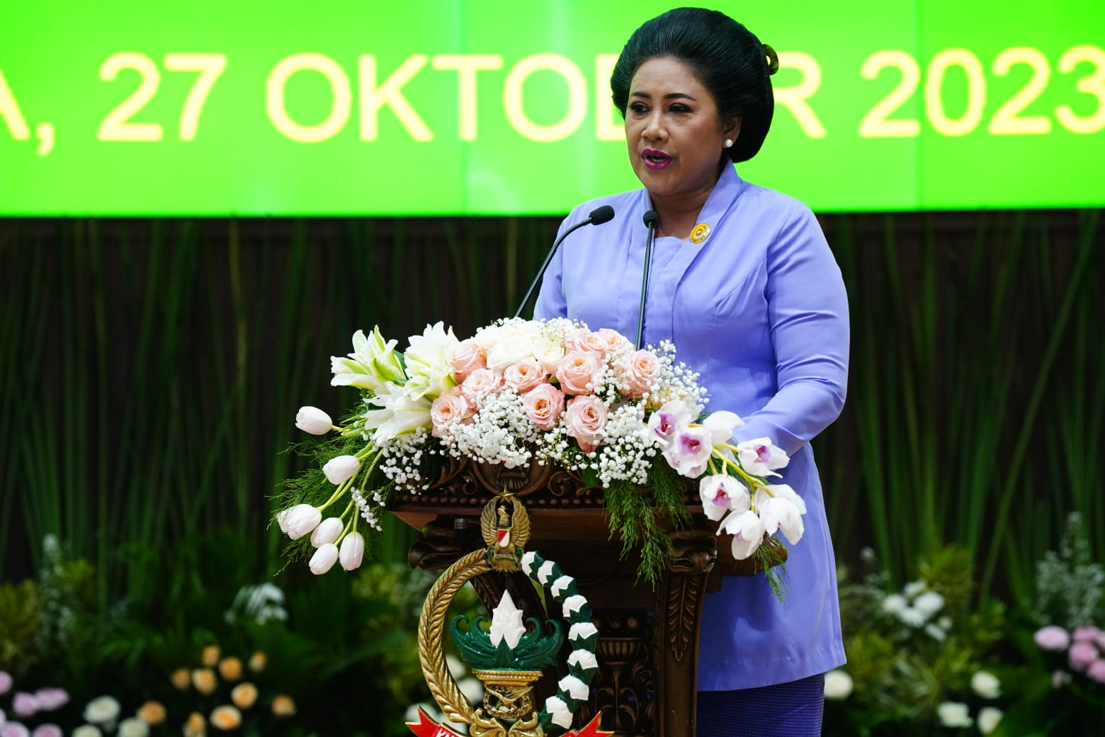 Ketum Dharma Pertiwi: Tumbuh Kembangkan Budaya Saling Asah, Asih Dan Asuh Di Keluarga Besar Persit KCK