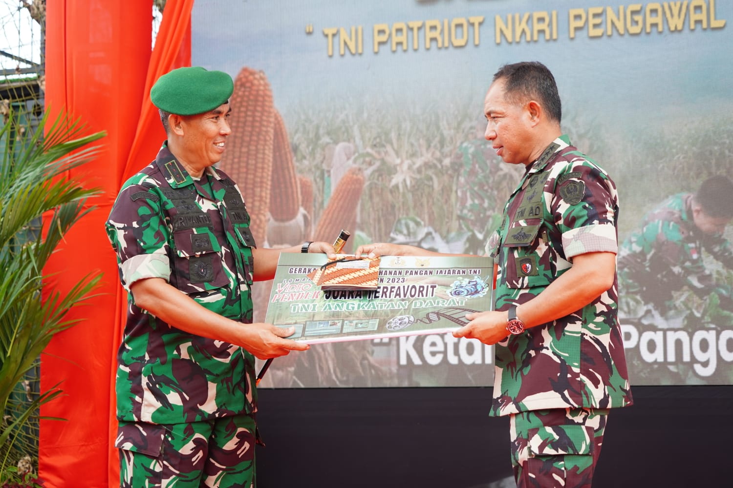 Danrem 012/TU Raih Penghargaan Program Ketahanan Pangan Nasional Terfavorit TNI AD