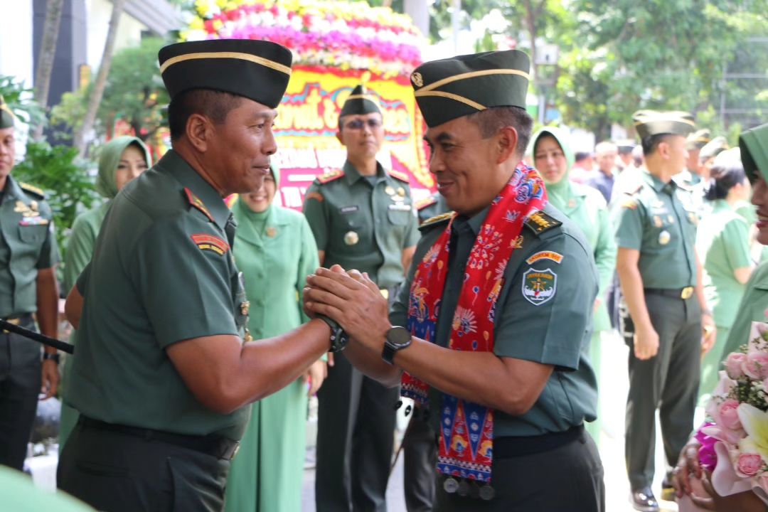 Danrem 051/Wijayakarta, Pimpin Tradisi Penerimaan Warga Baru