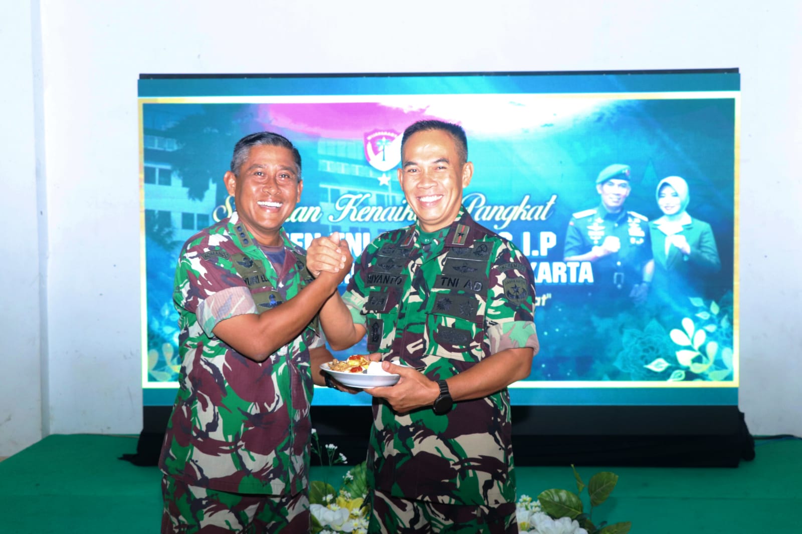 Danrem 051/Wkt Gelar Acara Syukuran Kenaikan Pangkat Menjadi Brigjen TNI