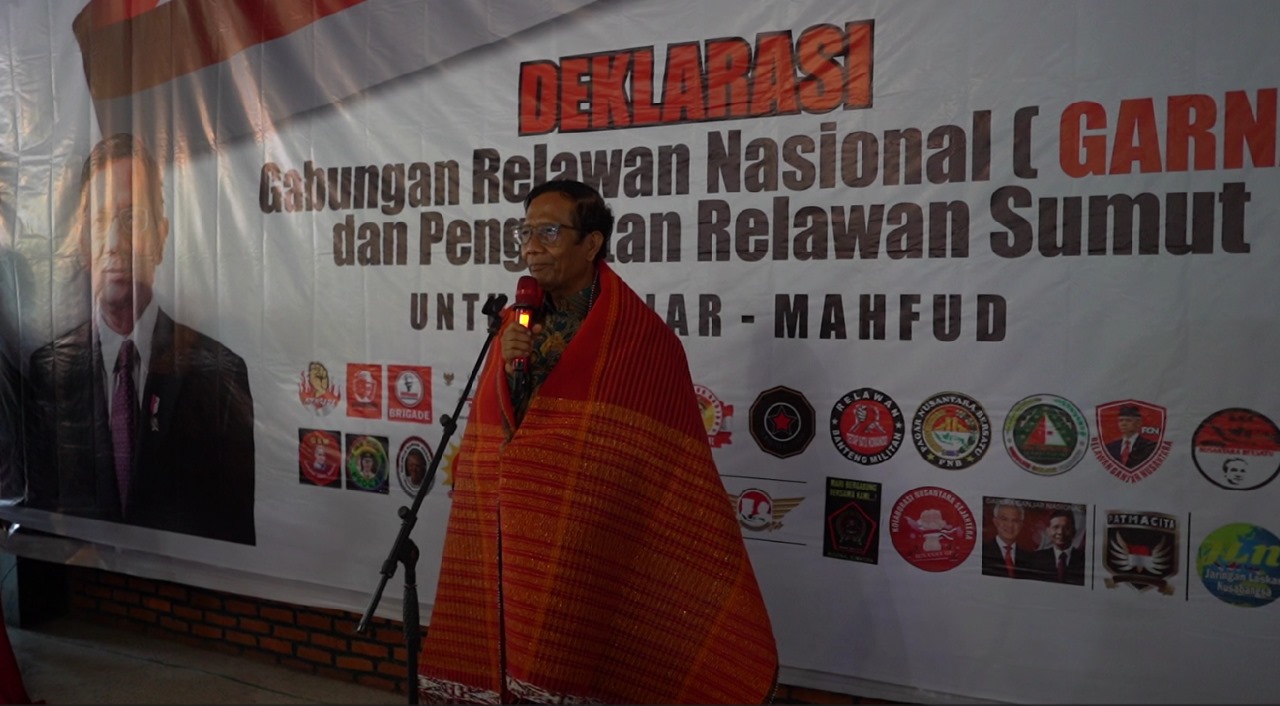 Deklarasi GARNAS Dihadiri Cawapres 03 Mahfud MD