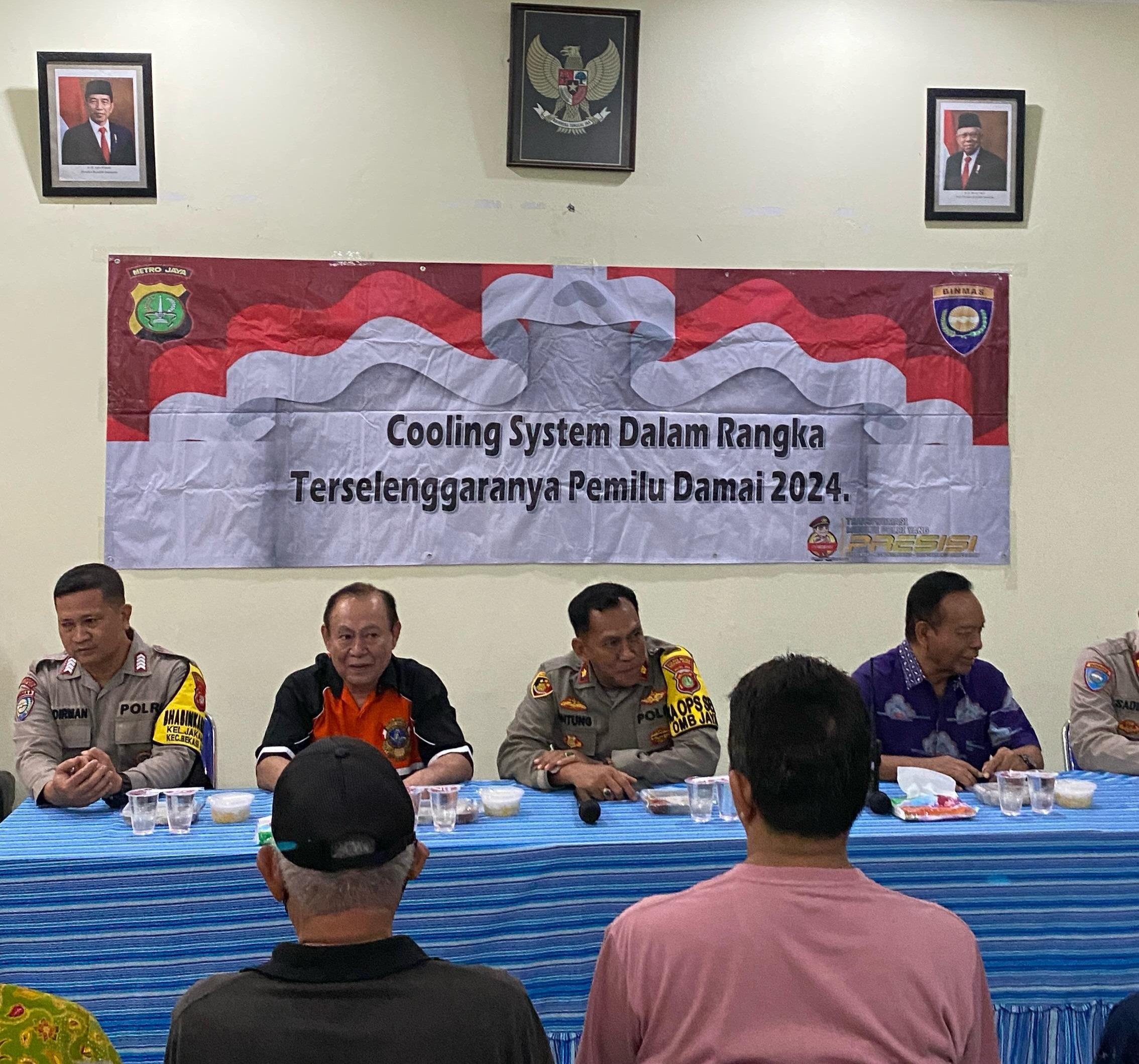 Polsek Bekasi Selatan Giat Cooling System Jelang Pemilu Supaya Berjalan Aman Dan Damai