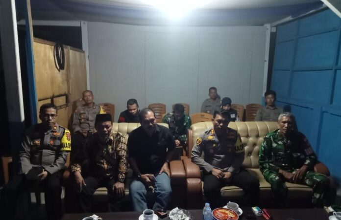 Malam Puncak Pergantian Tahun, Kapolres Touna dan Forkopimda Ikuti Zoom Meeting Bersama Kapolri