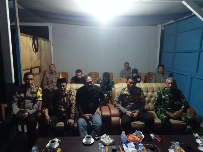 Malam Puncak Pergantian Tahun, Kapolres Touna dan Forkopimda Ikuti Zoom Meeting Bersama Kapolri