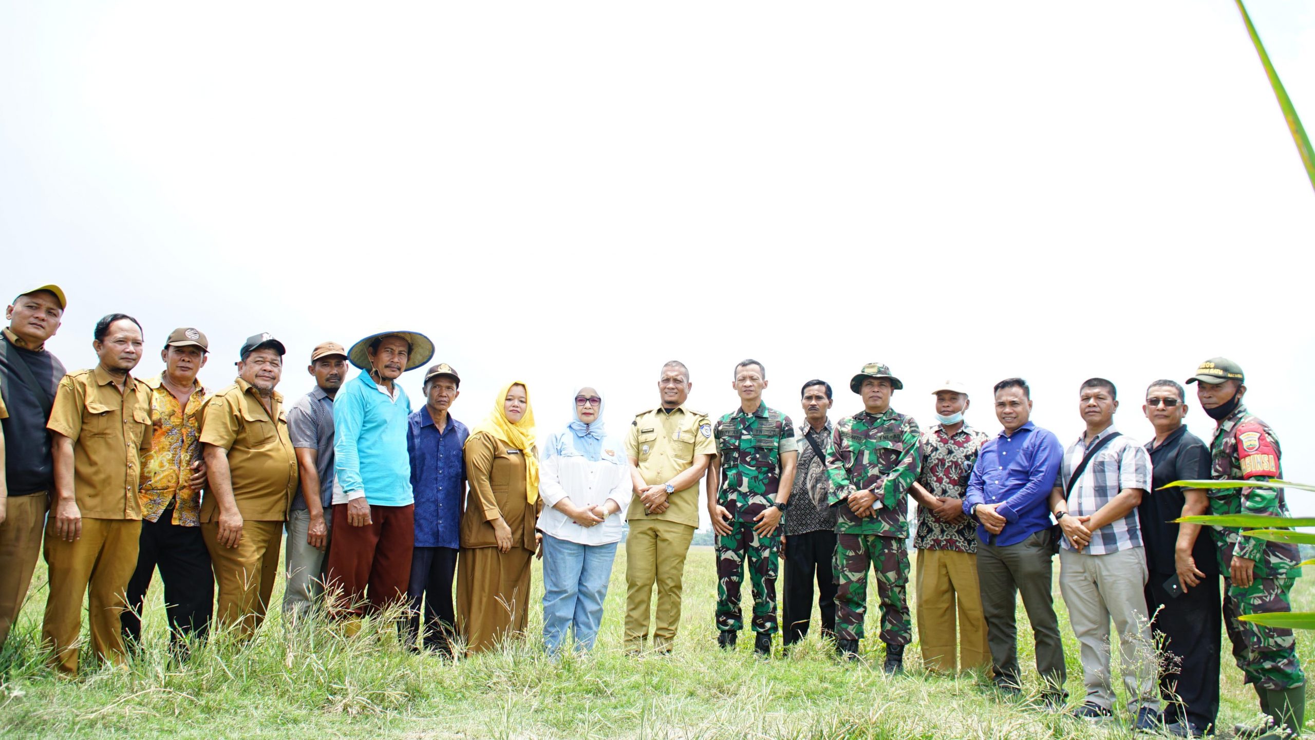 Plt. Bupati Bersama Dandim 0209/LB Tinjau Lokasi Lahan Pertanian Yang Akan Dibangun Normalisasi Irigasi 