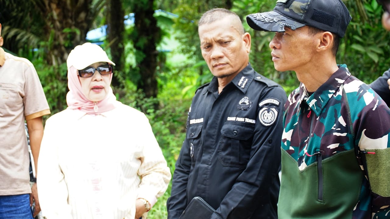 Plt. Bupati Tinjau Lokasi TMMD di Desa Selat Beting 