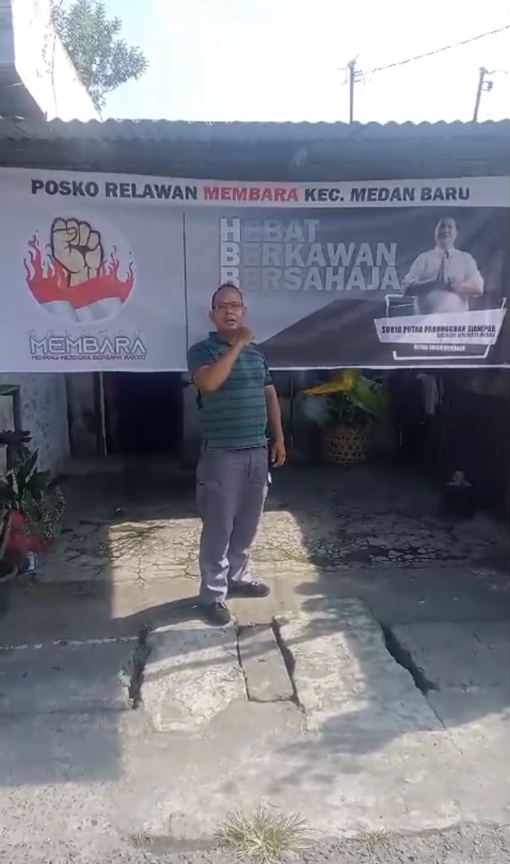 Relawan MEMBARA Kecamatan Medan Baru Terbentuk 