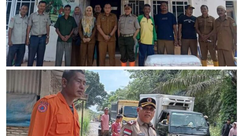 Gerak Cepat BPBD Labuhanbatu Beri Bantuan pada Warga Dampak Banjir